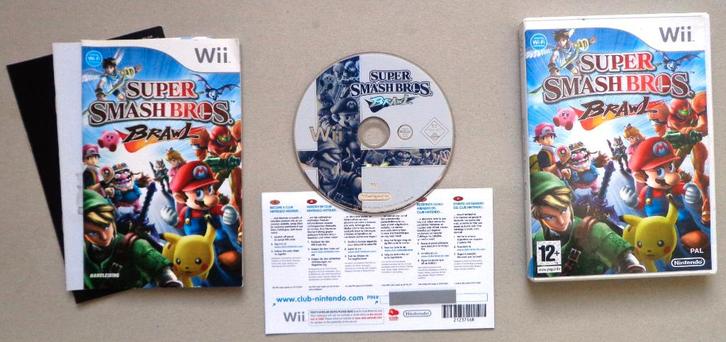 Super Smash Bros Brawl + VIP voor de Nintendo Wii Compleet, Games en Spelcomputers, Games | Nintendo Wii, Zo goed als nieuw, Ophalen of Verzenden