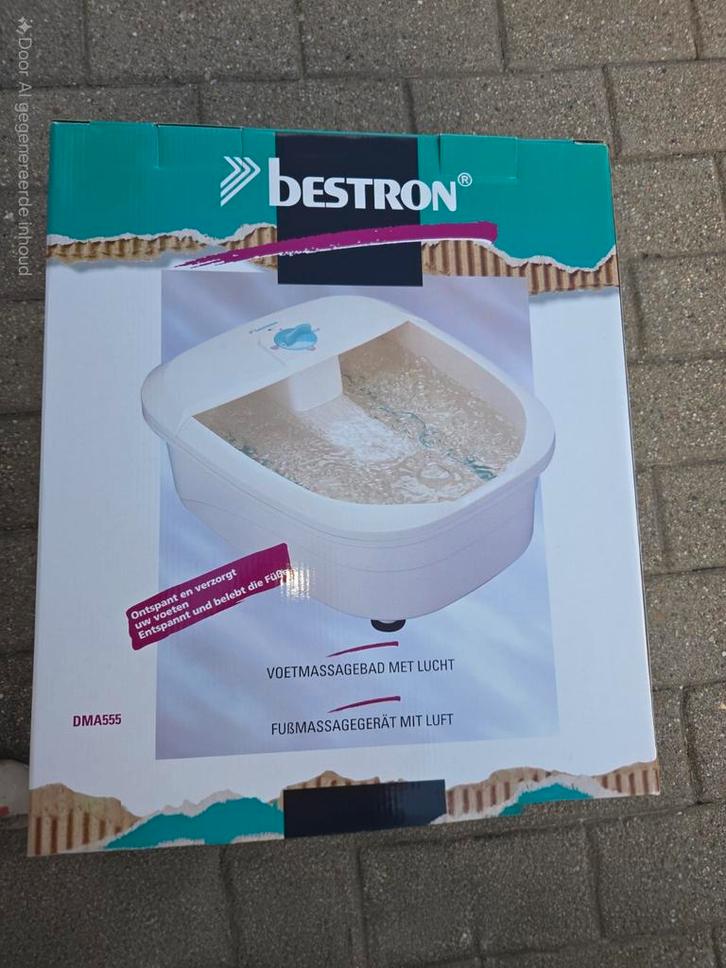 Voetmassagebad met lucht, Elektronische apparatuur, Overige elektronische apparatuur, Nieuw, Ophalen of Verzenden