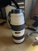 Canon 70-200mm, TV, Hi-fi & Vidéo, Photo | Lentilles & Objectifs, Enlèvement ou Envoi, Utilisé, Téléobjectif
