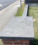 Hard steenplaat / blauwsteen voor tuin muur ! 55,5 * 104, Ophalen, Gebruikt