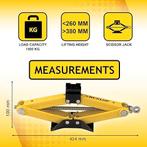 Schaarkrik tot 1500 kg | GRATIS LEVERING, Auto diversen, Krikken, -, Verzenden, -, Nieuw