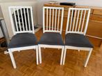 Set van 3 IKEA Ekedalen stoelen - zeer goede staat, Huis en Inrichting, Stoelen, Ophalen, Gebruikt, Drie, Grijs