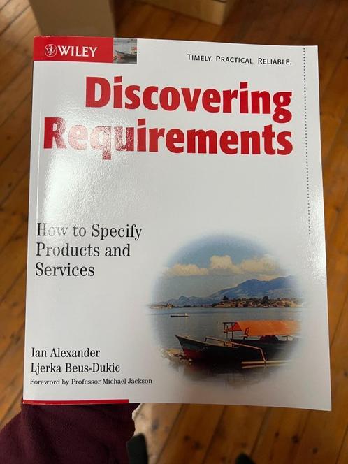 Book "Discovering requirements" NEW, Boeken, Studieboeken en Cursussen, Nieuw, Hogeschool, Ophalen
