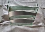 Nieuwe moderne vaas met metalen decoratie, Ophalen, Nieuw, Glas