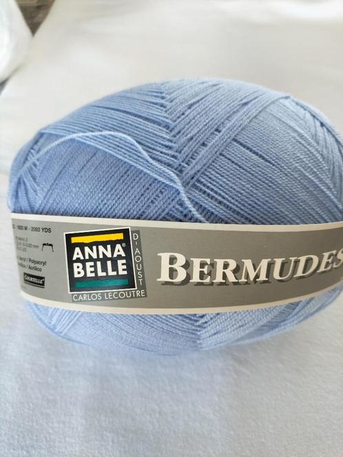 Pelote de laine Anna belle  Bermudes 400 gr bleu ciel, Hobby & Loisirs créatifs, Tricot & Crochet, Neuf, Tricot, Enlèvement ou Envoi