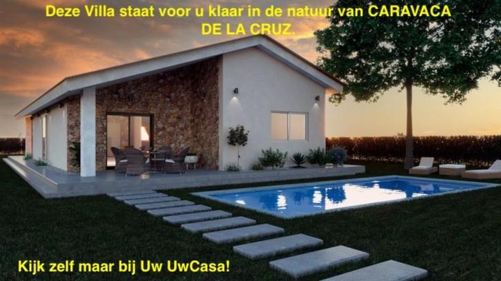 Uw eigen Villa in CARAVADA DE LA CRUZ in natuur met parking, Immo, Buitenland, Spanje, Woonhuis, Dorp
