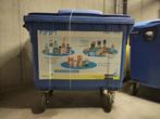 Conteneur poubelle de 660 litres - 4 roues - avec couvercle, Bricolage & Construction, Conteneurs, Enlèvement