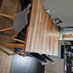 Table interieur bois massif, Ophalen, Teakhout, 50 tot 100 cm, Zo goed als nieuw