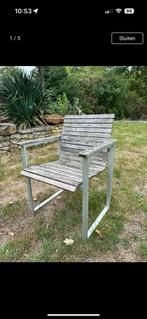 6 tuinstoelen, Tuin en Terras, Ophalen, Gebruikt, Metaal