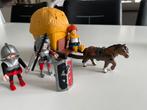 Playmobil hooiwagen met ridders en knecht, Ophalen of Verzenden, Zo goed als nieuw