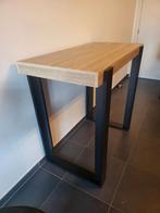 Hoge tafel met 2 verstelbare daimlederen krukken, Ophalen, In hoogte verstelbaar, Zo goed als nieuw