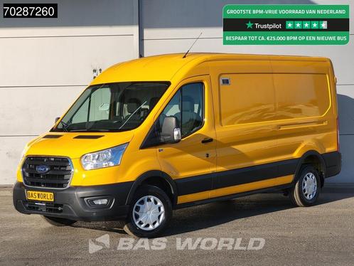 Ford Transit 170pk L3H2 Airco Cruise Trekhaak Camera Parkeer, Auto's, Bestelwagens en Lichte vracht, Bedrijf, Te koop, Achteruitrijcamera