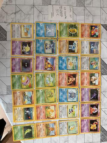 Set de base de cartes Pokemon disponible aux enchères