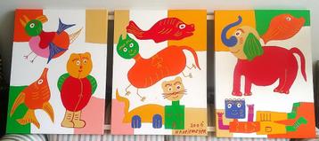 2) - 3x enfants et animaux 2006 - Henk Koelemeijer 1939-2025, Enlèvement