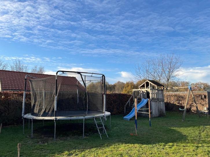 trampoline Decathlon Domyos 420, Kinderen en Baby's, Speelgoed | Buiten | Trampolines, Gebruikt, Ophalen