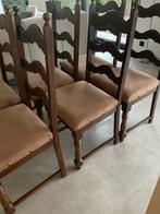 6 stoelen ,kleur biege stof ., Huis en Inrichting, Stoelen, Ophalen