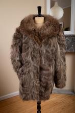 Bontjas met prachtige kraag, Kleding | Dames, Jassen | Winter, Verzenden, Zo goed als nieuw, Maat 42/44 (L), Bruin