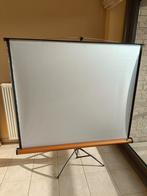 Projectiescherm op poot, TV, Hi-fi & Vidéo, Écrans de projection, Enlèvement, Manuel, Utilisé