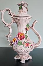 decoratieve antieke Capodimonte porseleinen theepot, Antiek en Kunst, Ophalen