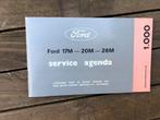 Ford Taunus 17M 20M 26M service agenda, Enlèvement ou Envoi