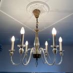 lampe à suspension vintage 1960 Italie/verre, Maison & Meubles, Lampes | Suspensions, Comme neuf, Métal, Enlèvement, 50 à 75 cm