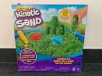 Kinetisch zand - groen - zandbakje, vormpjes en schep, Ophalen of Verzenden, Zo goed als nieuw