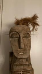 Totempaal in hout, Antiek en Kunst, Kunst | Beelden en Houtsnijwerken, Ophalen