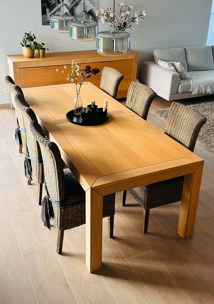 Eetplaats, Huis en Inrichting, Complete eetkamers, Gebruikt, 6 tot 8 stoelen, Ophalen