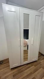 Witte BRIMNES kledingkast (3 deuren), Ophalen, Zo goed als nieuw