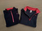 2 Quecha fleeces (donkerblauw, middenblauw, maat 10-11 jaar), Garçon ou Fille, Quechua, Pull ou Veste, Comme neuf