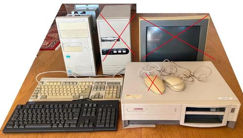 IT parts van 90': pentium, toetsbord, muis, Computers en Software, Vintage Computers, Ophalen