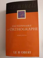 Dictionnaire d'orthographe, Livres, André Jouette, Enlèvement ou Envoi, Comme neuf, Français