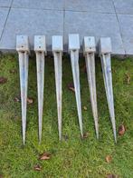 Paalpunten / grondankers voor houten palen – verzinkt staal, Enlèvement, Poteaux