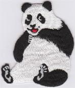 Panda stoffen opstrijk patch embleem, Verzamelen, Overige Verzamelen, Verzenden, Nieuw