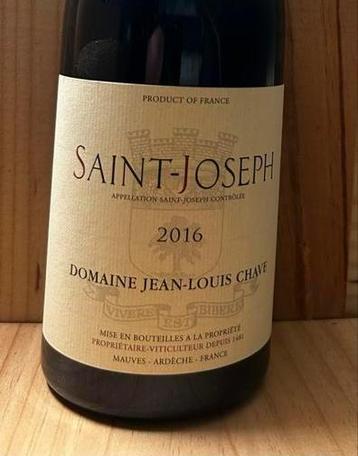 Jean-Louis Chave - St-Joseph 2016 beschikbaar voor biedingen