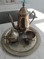 Zilver koffieservies (melkkan, suikerpot, schaal+ koffiekan), Ophalen of Verzenden