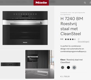 Miele combi-oven beschikbaar voor biedingen