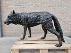 BRONZEN GROTE ZEER MOOIE WOLF TOP! INTERESSANTE PRIJS !!!, Ophalen of Verzenden, Nieuw, Overige materialen, Dierenbeeld
