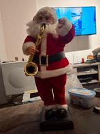 Groot oude Vintage kerstman met muziek, Diversen, Kerst, Ophalen of Verzenden, Zo goed als nieuw