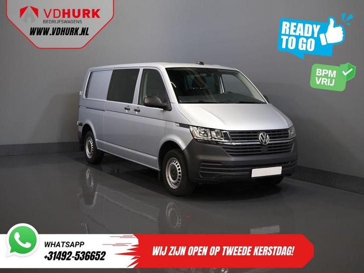 Volkswagen Transporter T6.1 2.0 TDI 150 pk DSG Aut. L2 DC BP, Auto's, Bestelwagens en Lichte vracht, Bedrijf, ABS, Centrale vergrendeling