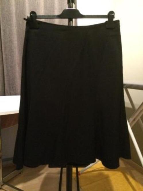 Zwarte damesrok D’Auvry 40, Kleding | Dames, Rokken, Gedragen, Maat 38/40 (M), Zwart, Knielengte, Ophalen of Verzenden