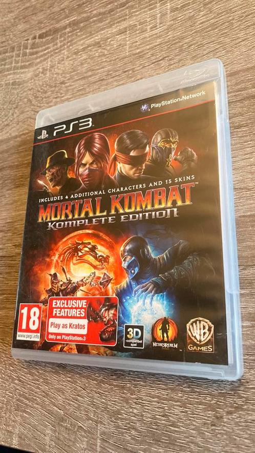 Mortal Kombat Komplete Edition, Games en Spelcomputers, Games | Sony PlayStation 3, Zo goed als nieuw, Vechten, 3 spelers of meer