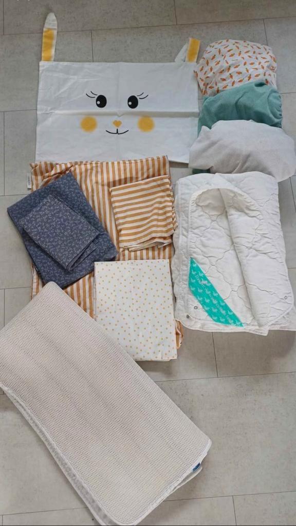 Meegroeibed Petite Amélie 'Brise' en alle toebehoren 140x70, Kinderen en Baby's, Babywiegjes en Ledikanten, Gebruikt, Ophalen