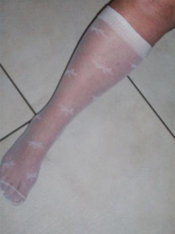 knie panty's wit beschikbaar voor biedingen