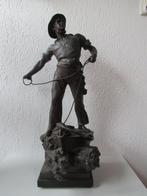 Arthur  Waagen  - Groot beeld van een zeeman 80 cm ., Antiek en Kunst, Kunst | Beelden en Houtsnijwerken, Ophalen