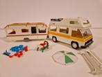 Vintage Playmobil stacaravan en caravanplaats uit 1977, Kinderen en Baby's, Ophalen of Verzenden, Gebruikt, Complete set