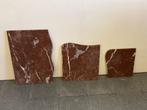 3 stukken echte marmer, roodbruine kleur. Perfecte staat, Ophalen, Zo goed als nieuw, Overige materialen, Overige typen