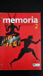 Memoria 2 leerwerkboek+ Relaas / Pelckmans, Boeken, Ophalen of Verzenden, Zo goed als nieuw