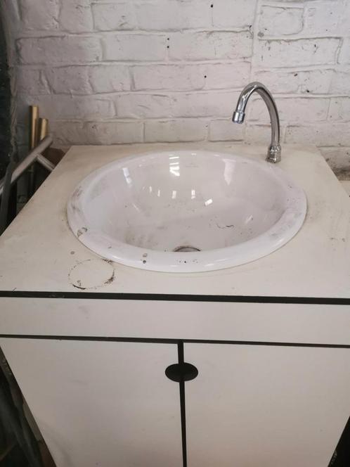Meuble évier autonome, Doe-het-zelf en Bouw, Sanitair, Zo goed als nieuw, Wastafel, Ophalen