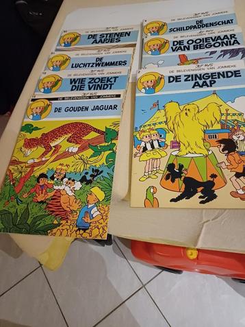jommeke zwart wit strips 7 verschillende titels, Meerdere stripboeken, Ophalen of Verzenden, Gelezen, Jef neys